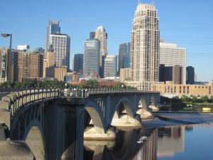 Minneapolis mN skyline midday