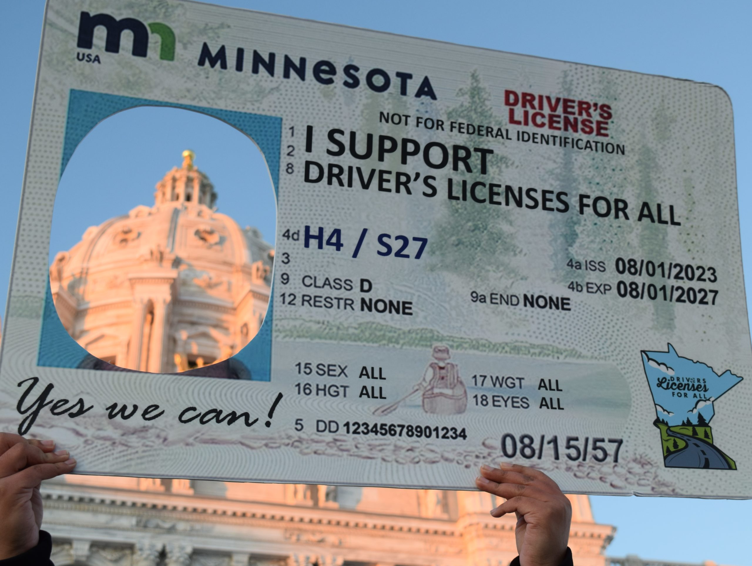 Regardless of immigration status, people in Minnesota can begin applying  for driver's licenses